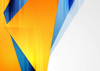 Image showing Bright colorful tech vector background