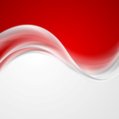 Image showing Abstract grey pearl waves vector background