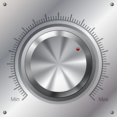 Image showing Volume knob with min max levels