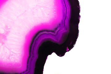 Image showing abstract violet agate background