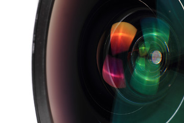 Image showing camera lens background 