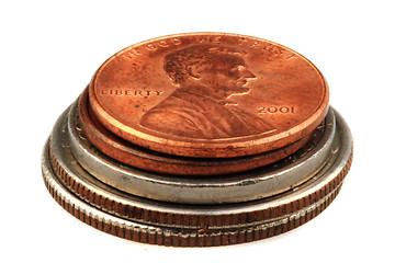 Image showing USA coins 