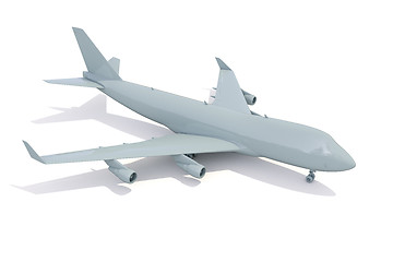 Image showing Plane on white