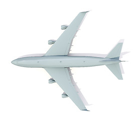 Image showing Plane on white