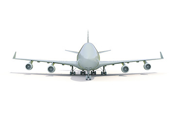 Image showing Plane on white