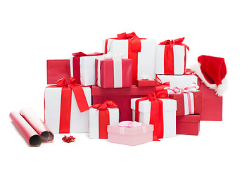 Image showing christmas presents and decoration