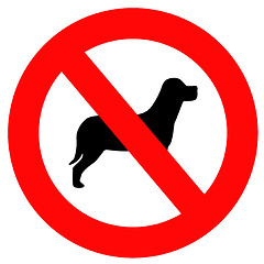 Image showing No dogs