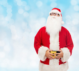 Image showing man in costume of santa claus