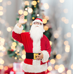 Image showing man in costume of santa claus