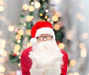 Image showing man in costume of santa claus