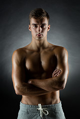 Image showing young male bodybuilder