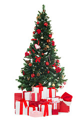 Image showing christmas tree and presents