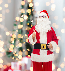 Image showing man in costume of santa claus