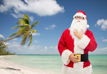 Image showing man in costume of santa claus