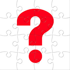 Image showing Question Mark Puzzle