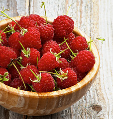 Image showing Raspberries