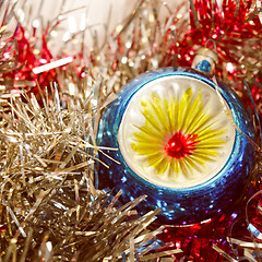 Image showing Retro look Christmas decoration