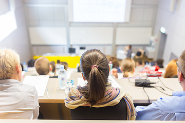 Image showing Lecture at university.