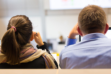 Image showing Lecture at university.