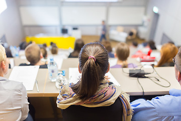 Image showing Lecture at university.