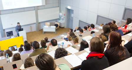 Image showing Lecture at university.