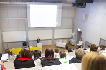 Image showing Lecture at university.