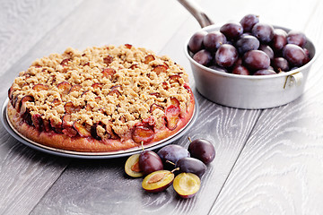 Image showing plum cake