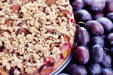 Image showing plum cake