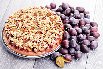 Image showing plum cake