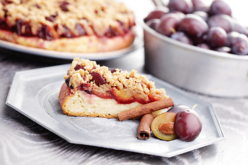 Image showing plum cake