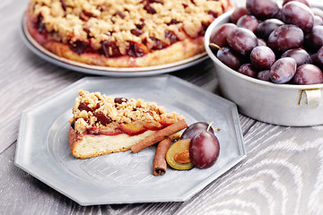 Image showing plum cake