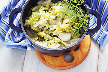 Image showing stew cabbage