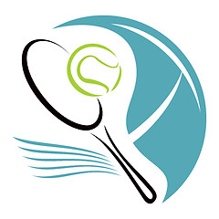Image showing Tennis symbol