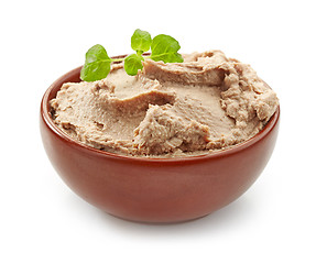 Image showing bowl of liver pate