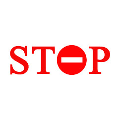 Image showing Stop