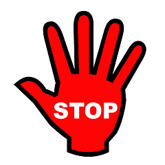 Image showing Stop Hand