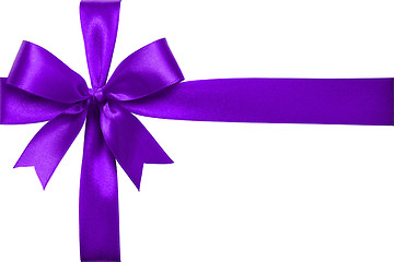 Image showing purple ribbon