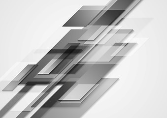 Image showing Grey hi-tech vector motion design