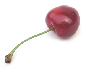 Image showing single cherry