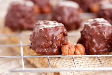 Image showing hazelnut pralines