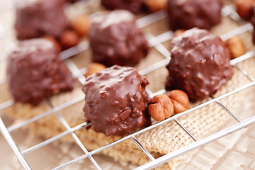 Image showing hazelnut pralines