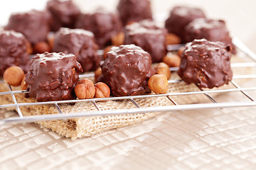 Image showing hazelnut pralines