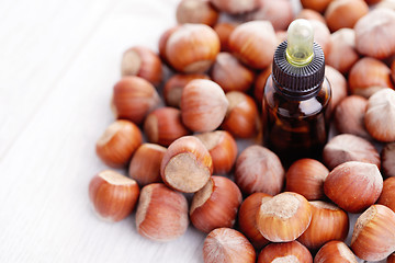 Image showing hazelnut essential oil