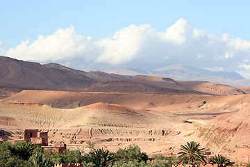 Image showing Landscape near Aït Ben Haddou