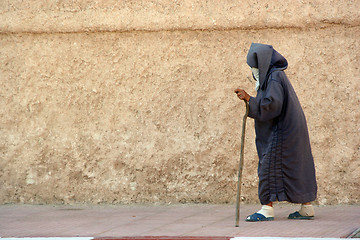 Image showing Old moroccan woman