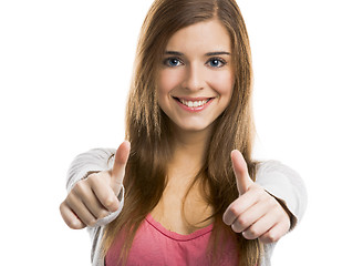 Image showing Happy woman