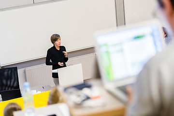 Image showing Lecture at university.