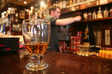 Image showing A glass of whisky