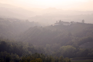Image showing Sunset - Piemonte
