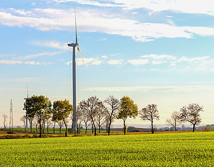 Image showing Windmills 